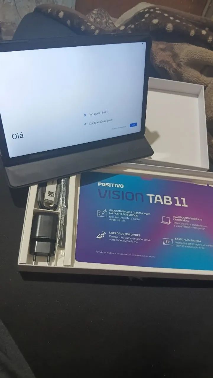 Tablet Vision 11 com Caneta e Chip Celular