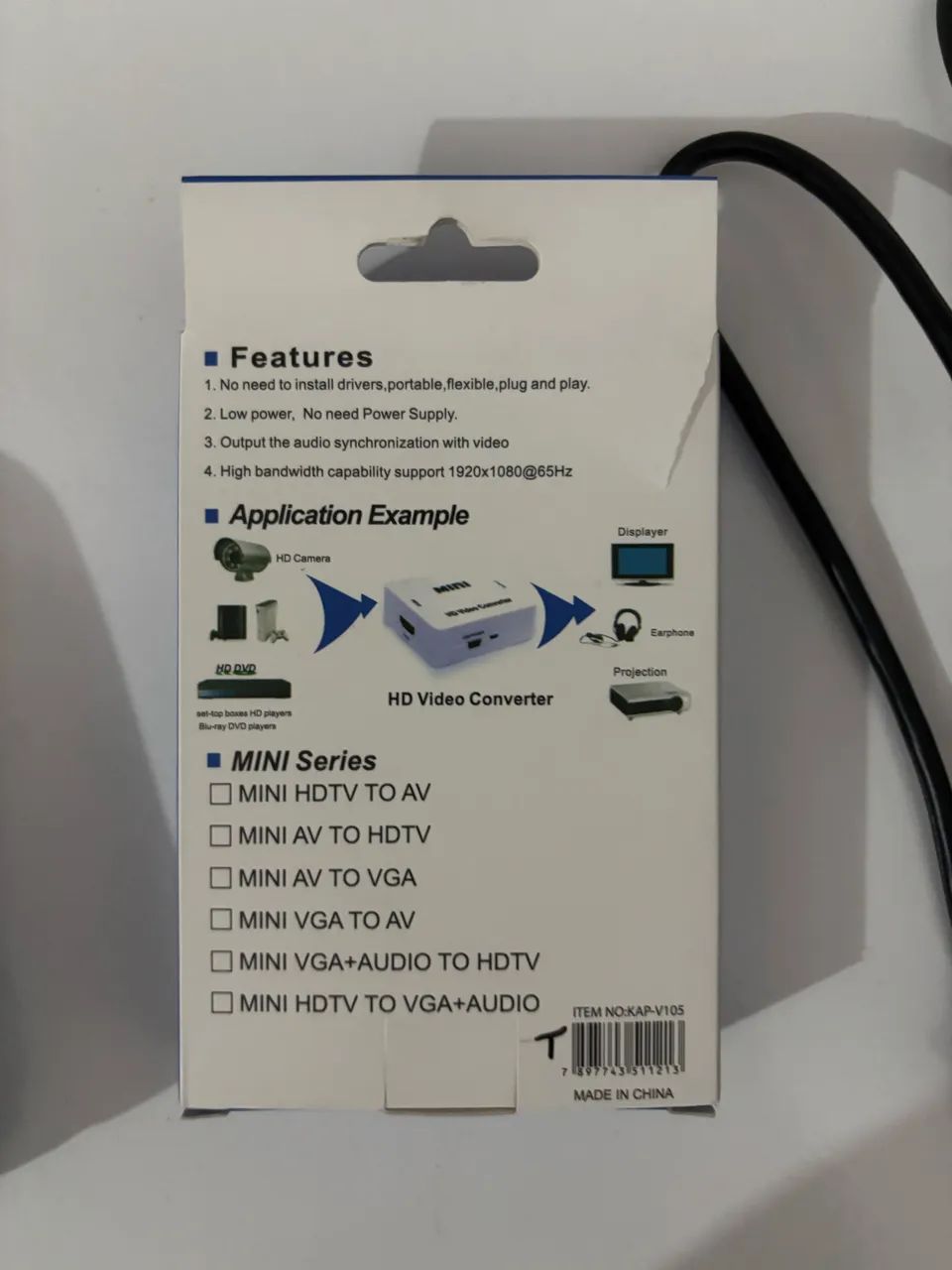 Adaptador VGA + Cabo VGA  - Foto 3