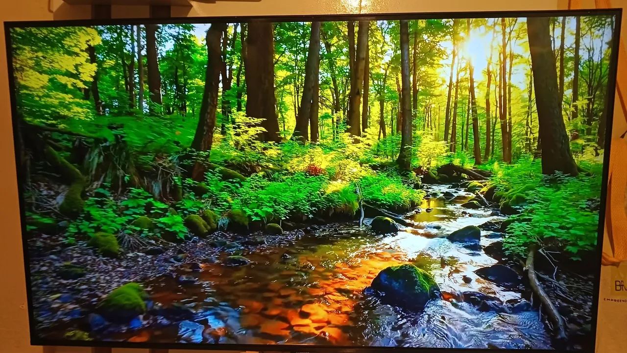 Smart TV Samsung 4K UHD Oled modo para jogos 43 Polegadas 3HDMI 1USB Bivolt -<br><br>Preto