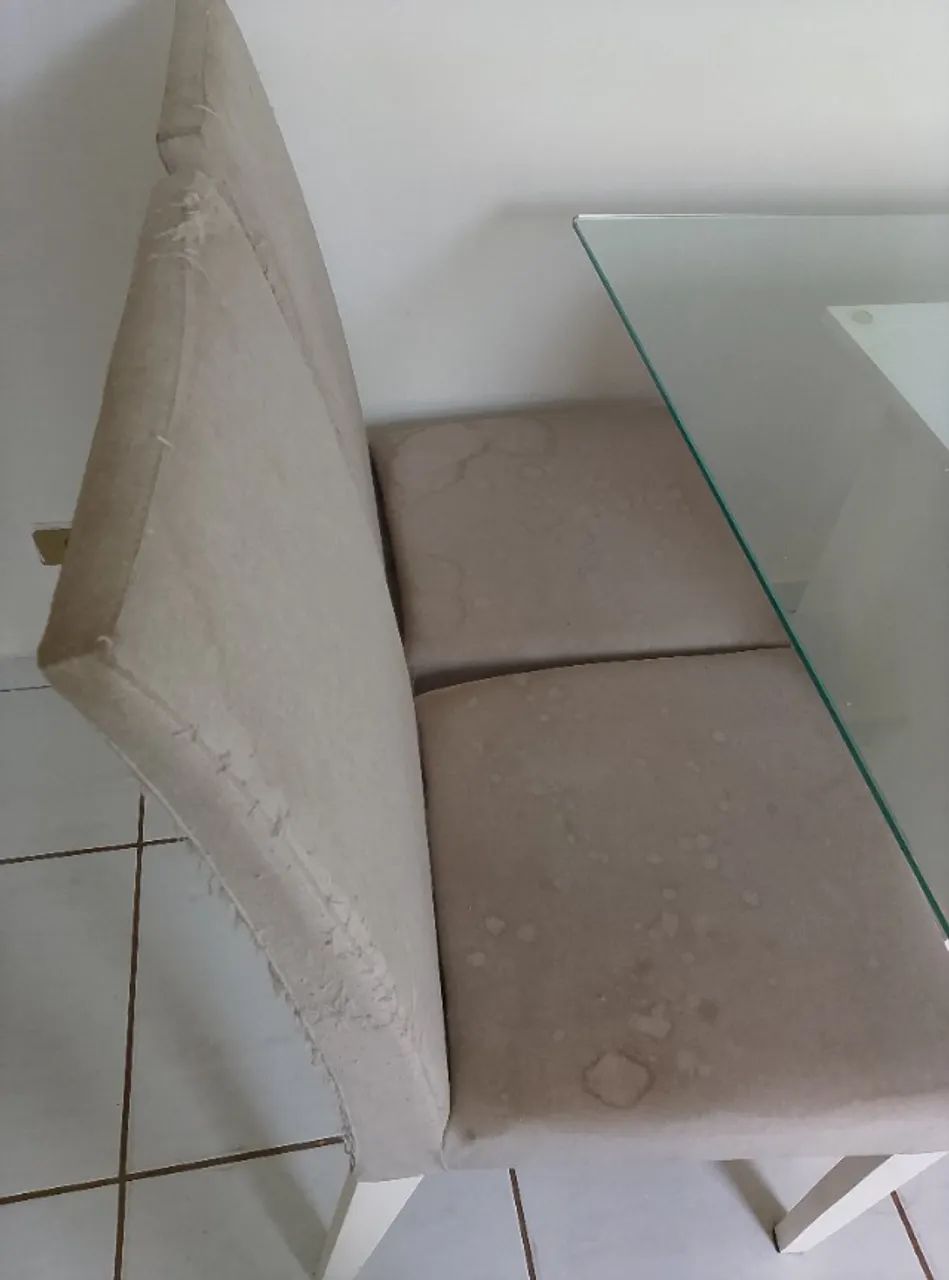 4 cadeiras estofadas  - Foto 2