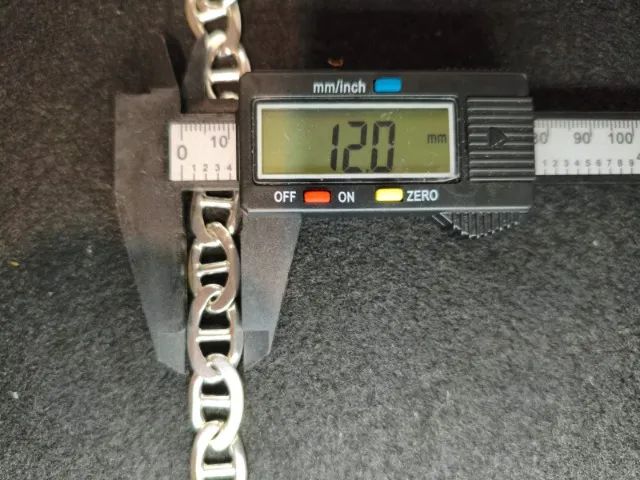 Pulseira Prata 925 (12mm) - 33 gramas - Foto 4