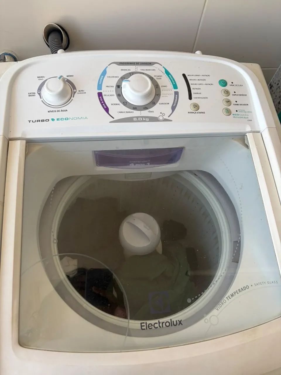 Lavadora de roupas 8 kg