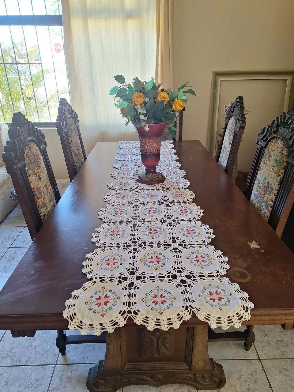 Mesa e cadeiras antiga - Foto 2
