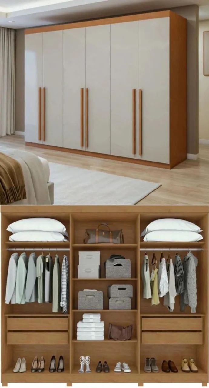 Guarda roupa de casal Lopes 