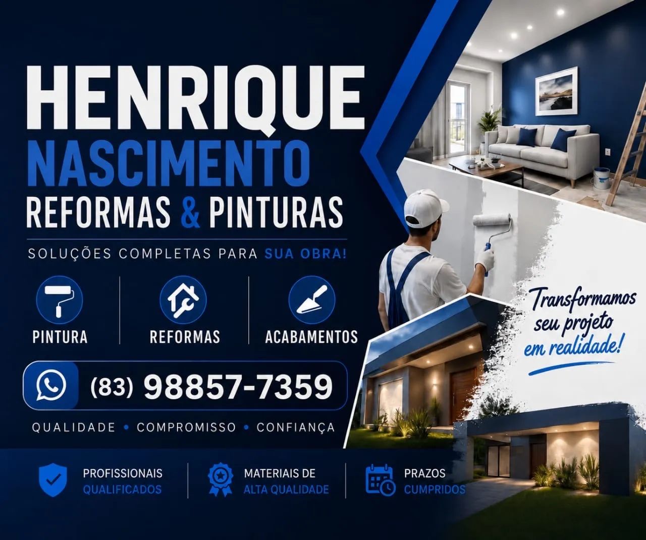 Pintor , reformas , acabamentos 