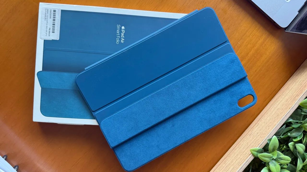 Folio case capa iPad Air 11 azul nova  - Foto 4