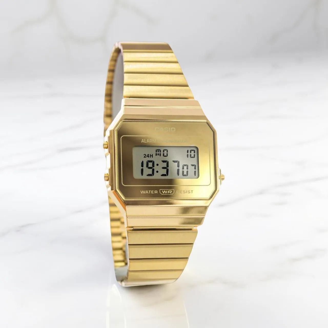 Relógio Casio vintage A700w dourado novo 