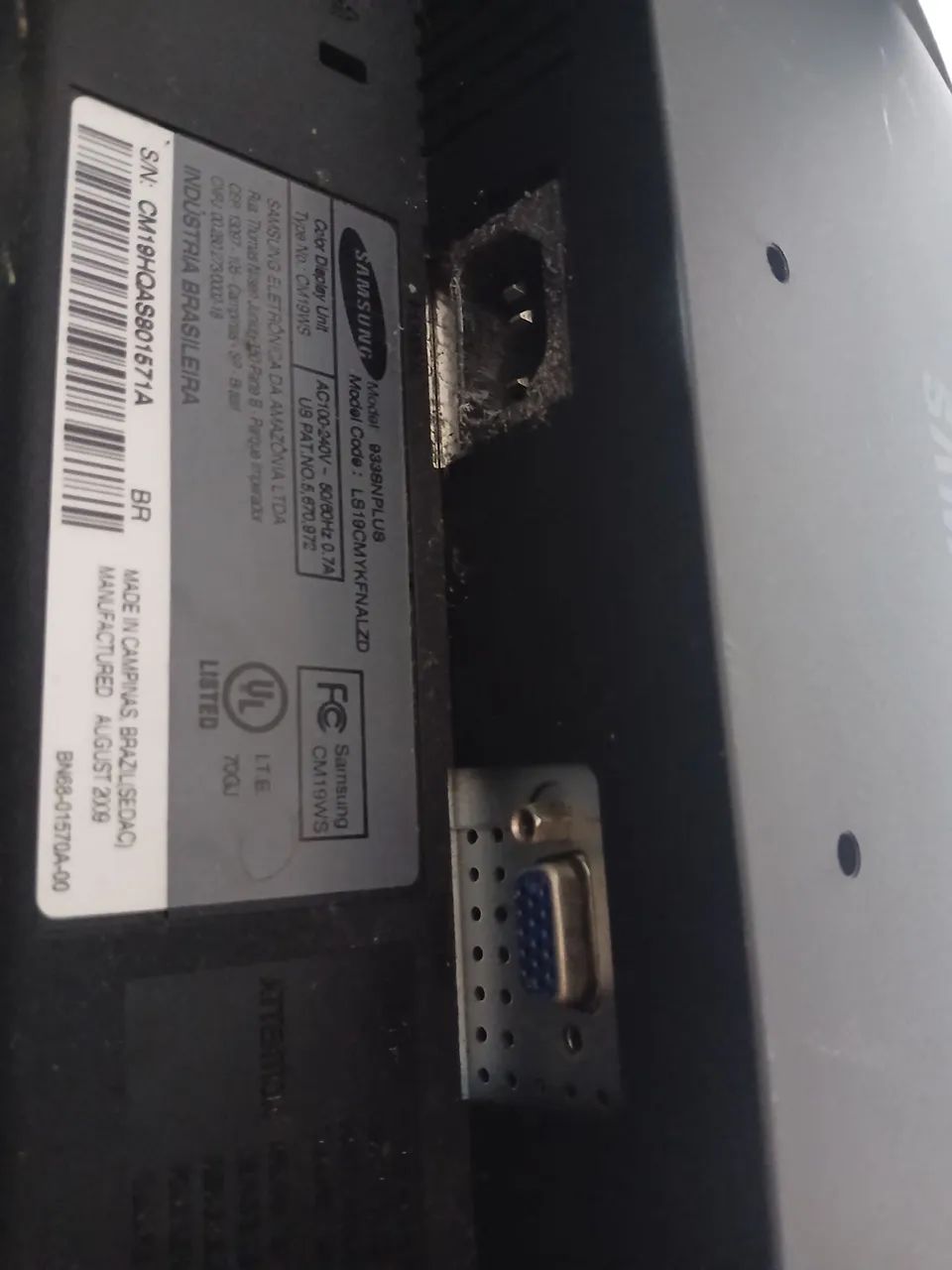 Monitor Samsung SyncMaster 18.5" Widescreen HD - Foto 5