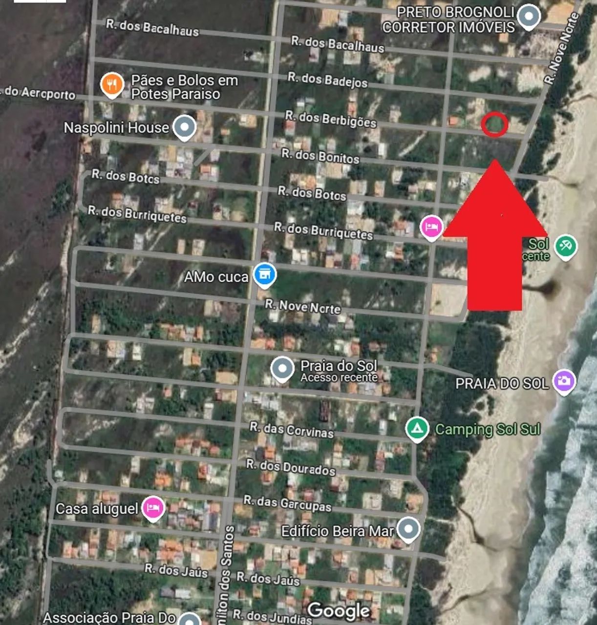 Lote a 30 metros da Praia do Sol - OPORTUNIDADE