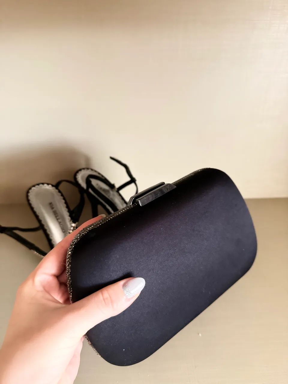Clutch preta de festa  - Foto 4