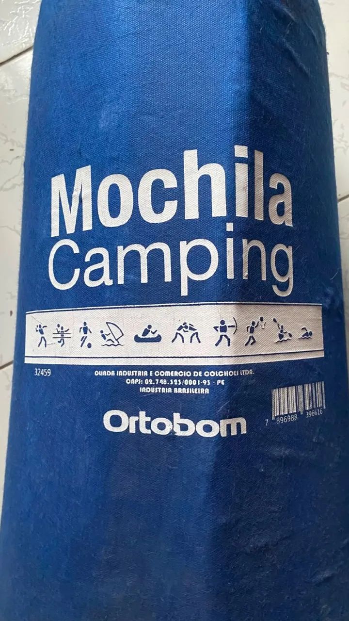 Barraca e colchonete camping 