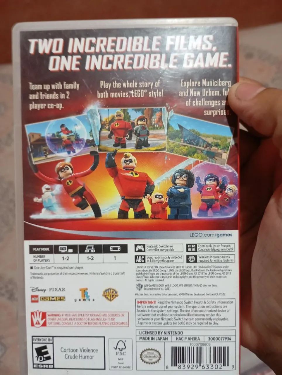 Jogo Switch Lego os Incríveis  - Foto 2