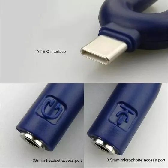 Adaptador Spliter Tipo C Fone e Microfone - Foto 4