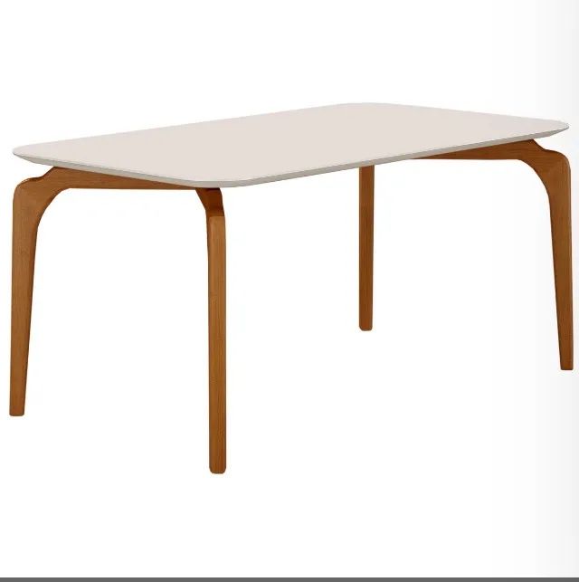 Mesa de Jantar Tauariceno 160 cm com Vidro - Foto 2