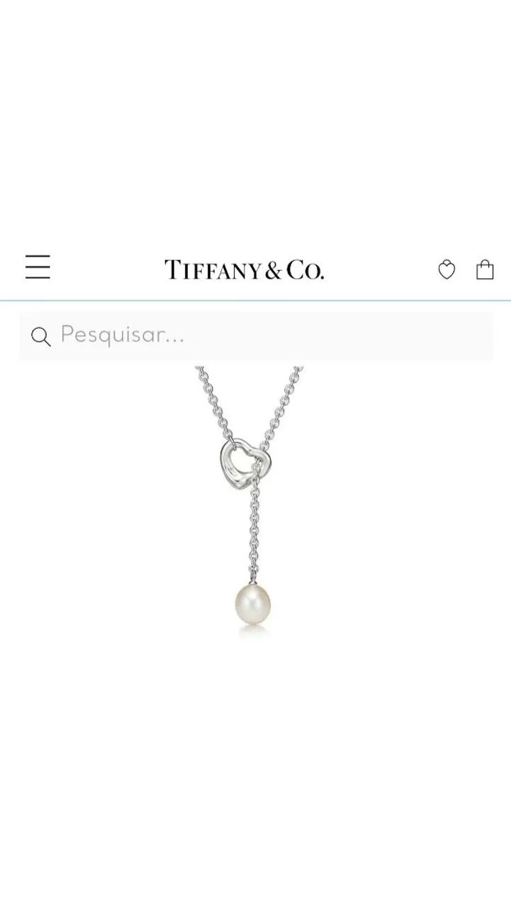 Colar Open Heart em Prata de Lei com Pérolas Tiffany - Foto 5