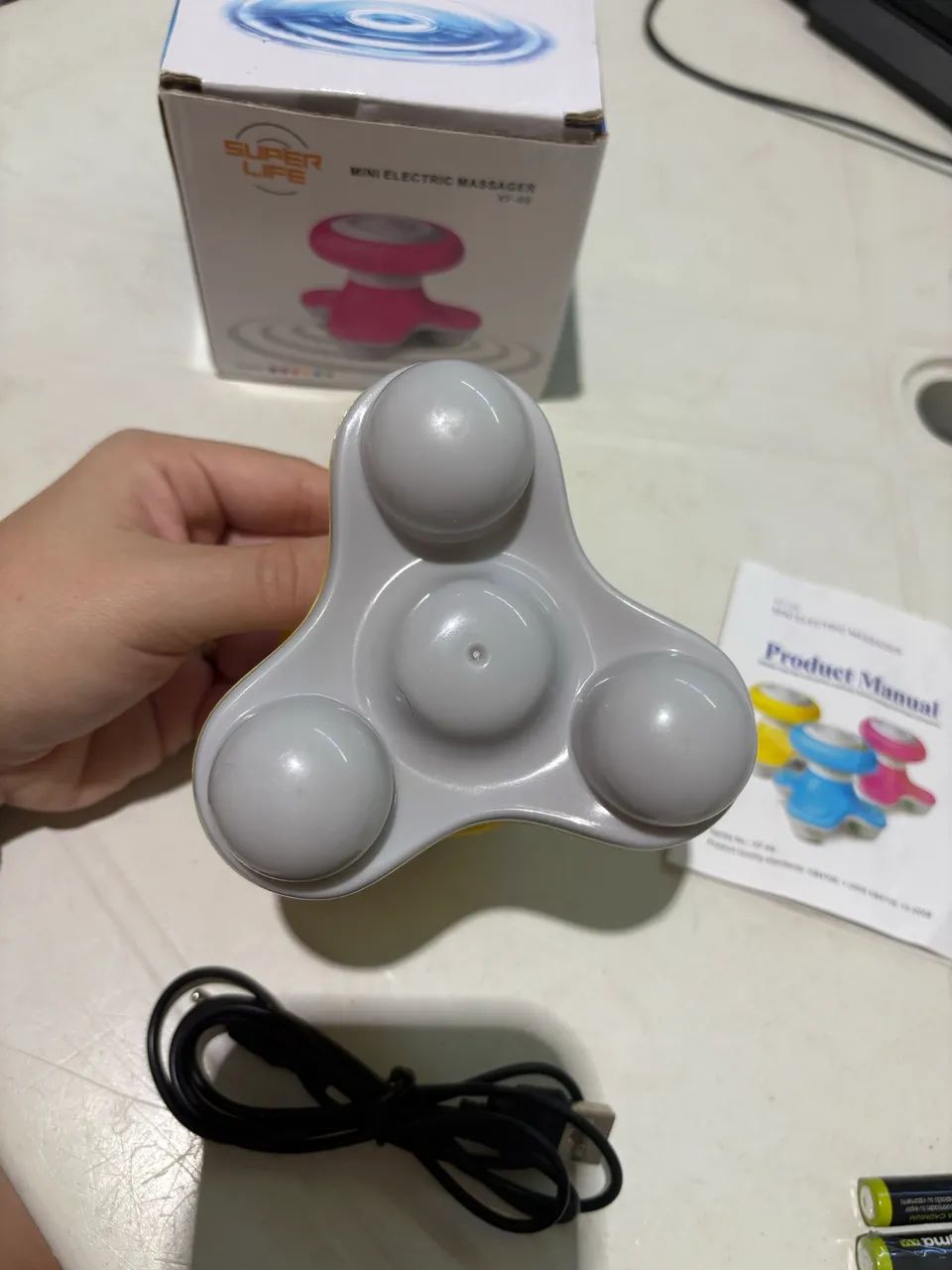 Massageador Portátil (elétrico e pilha).  - Foto 3