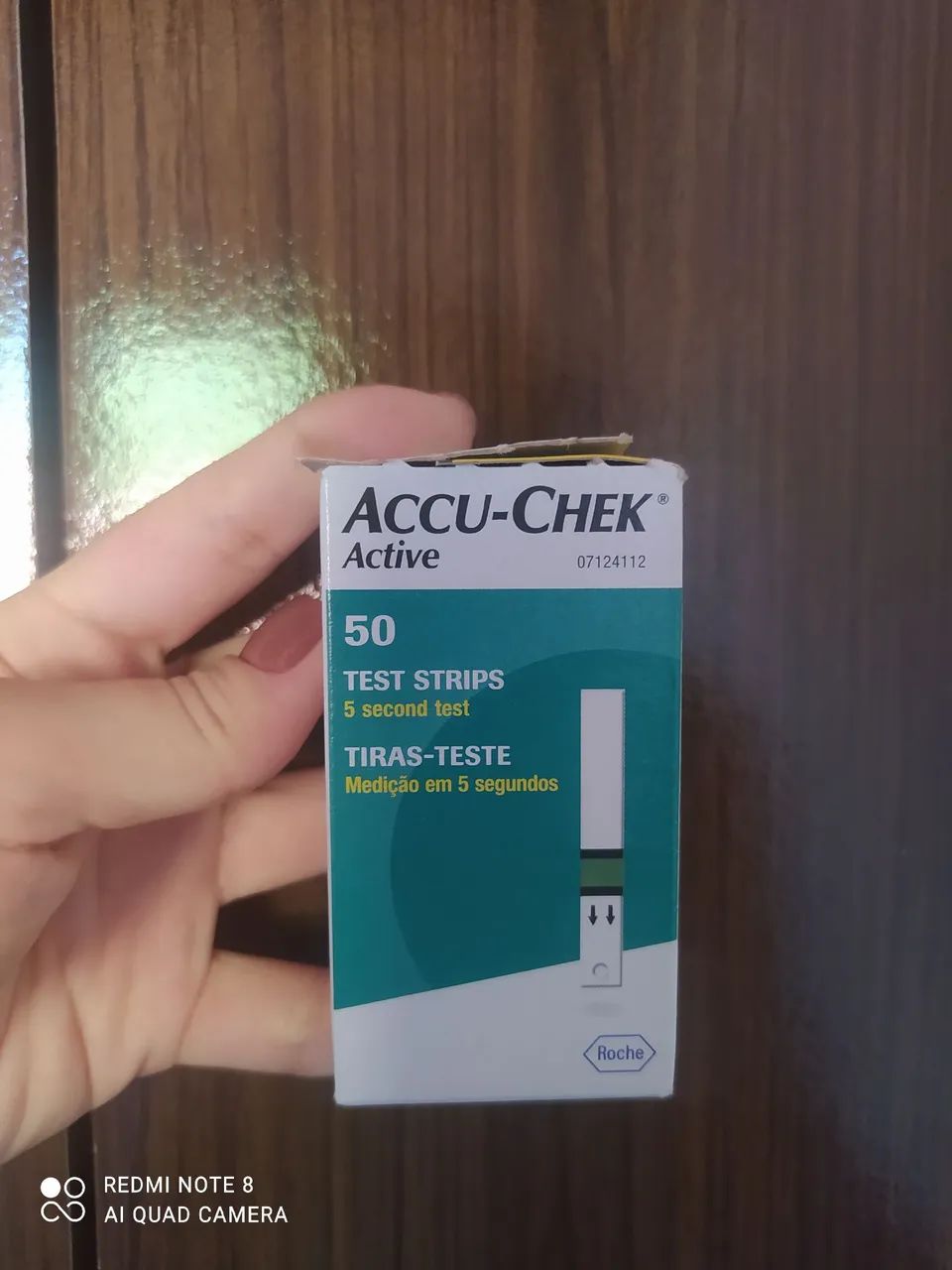 Palheta de medir glicemia Accu-Chek