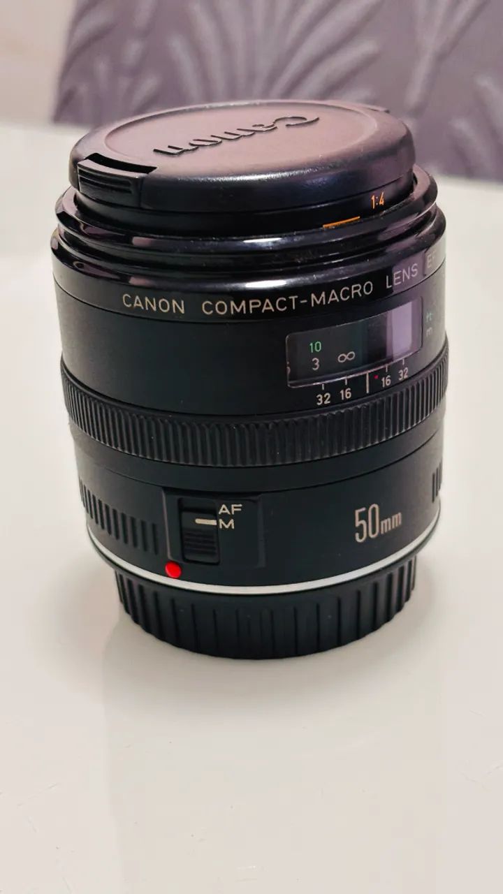 Lente Canon EF 50mm f/2.5 Compact Macro - Acessórios para Câmeras
