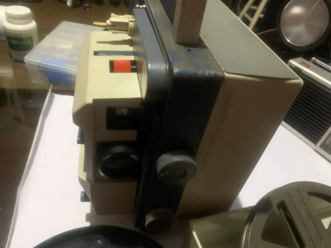 projetor de filmes vintage Ricoh Trioscope 1200-S.  - Foto 2