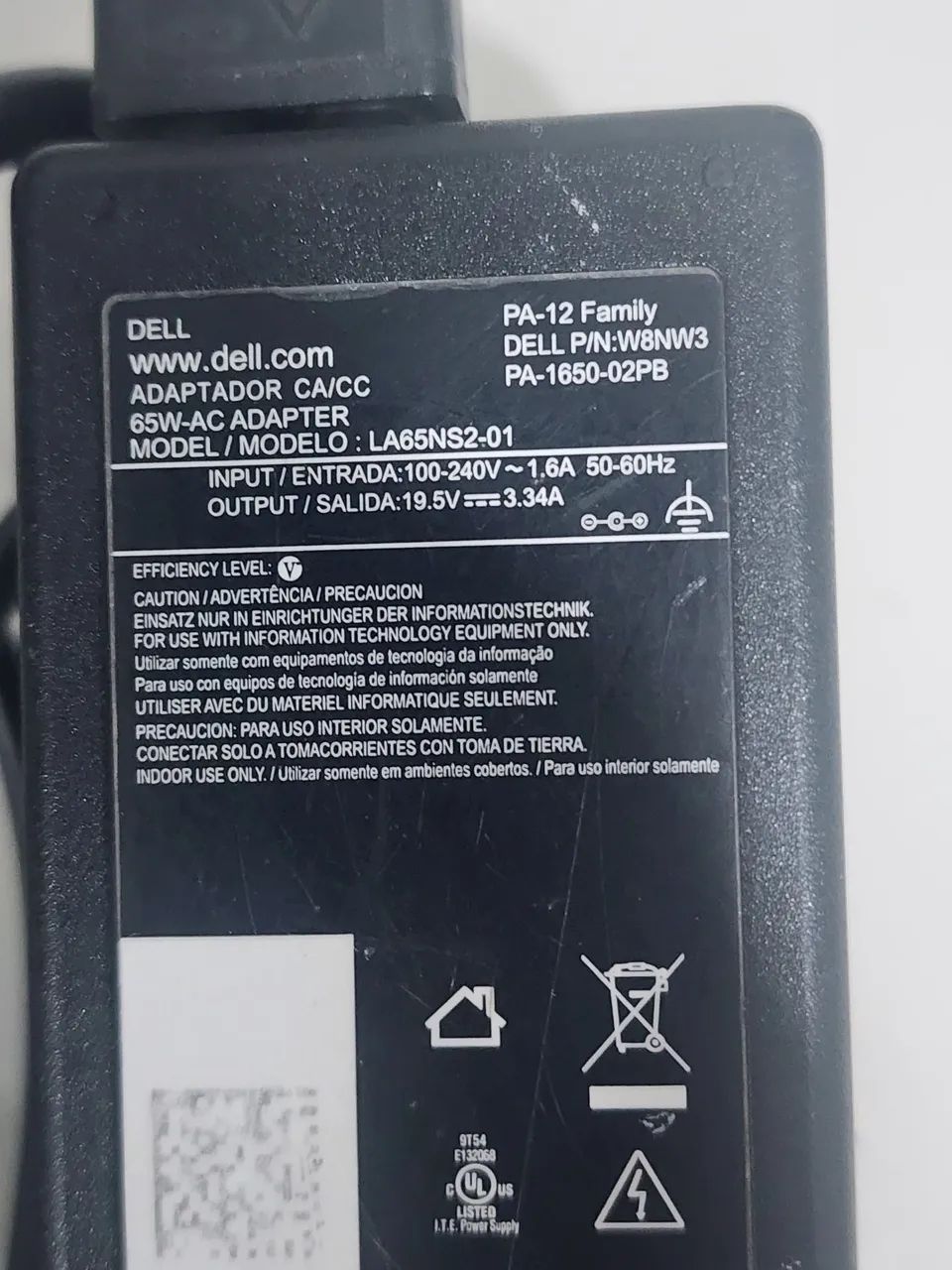 Carregador notebook Dell