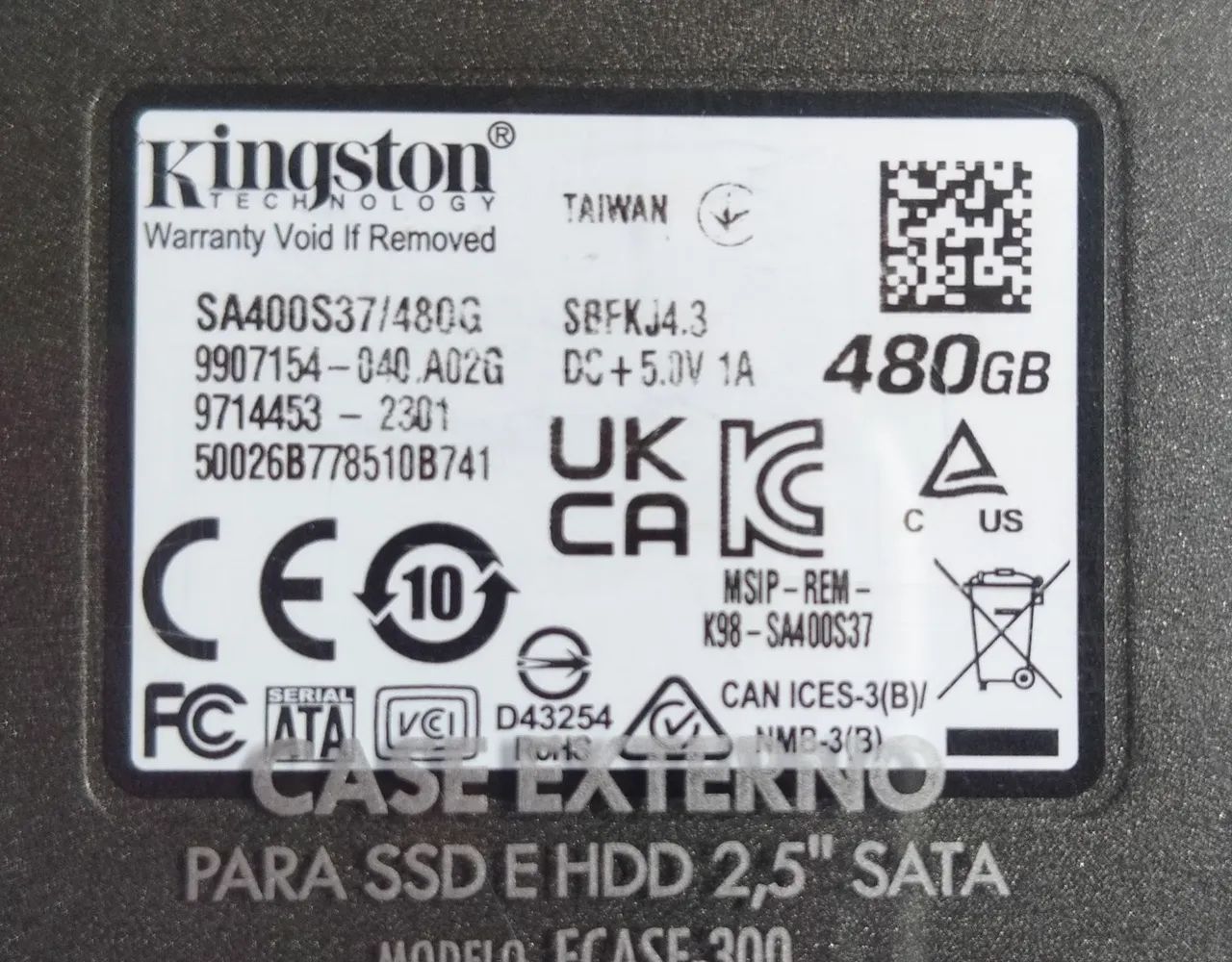 * SSD EXTERNO 480GB * - Foto 3