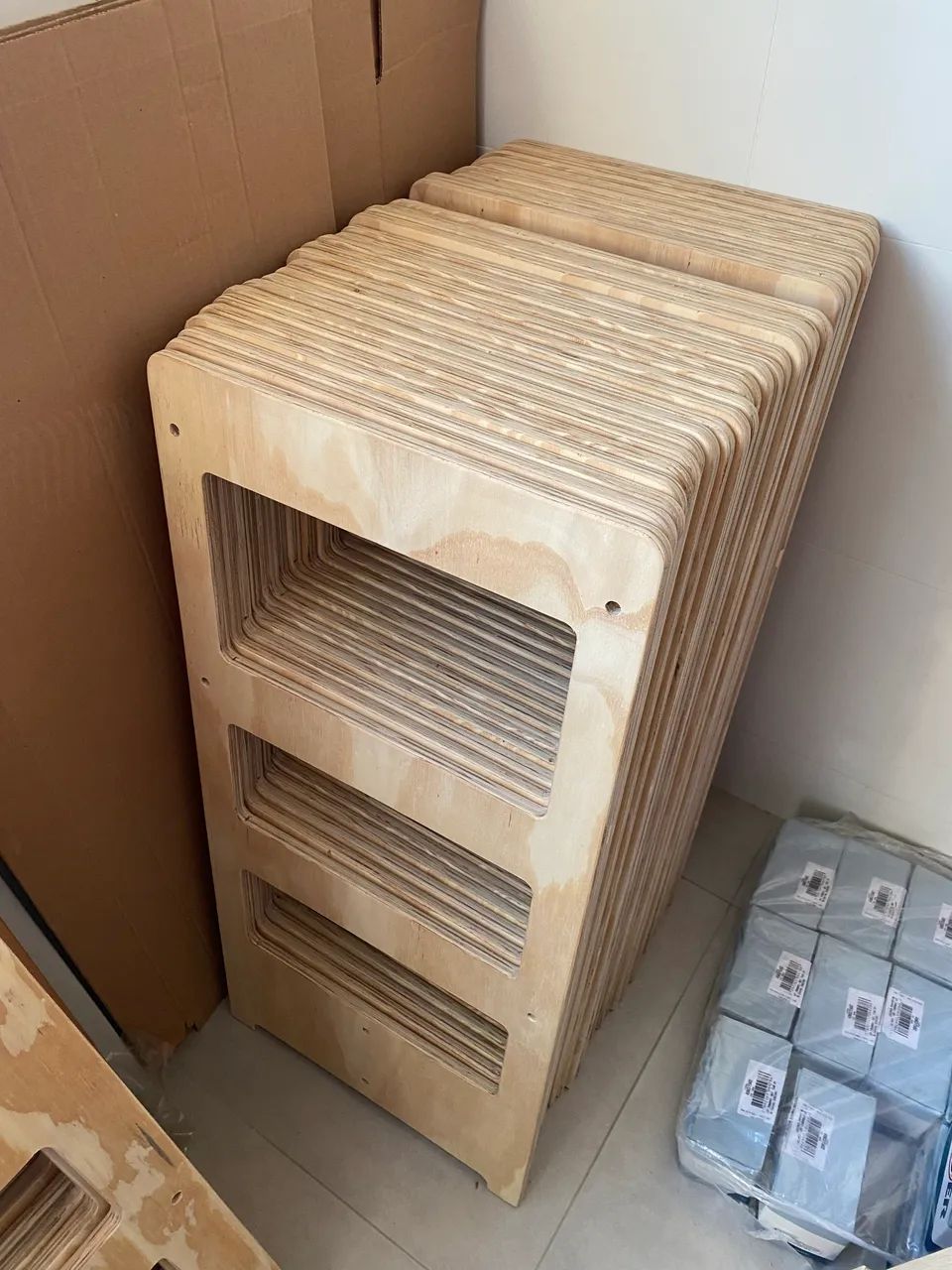 Torre de aprendizagem Montessori madeira - Foto 4