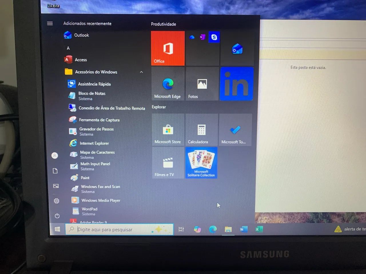 Notebook Samsung modelo R430  Windows 10 com carregador - Foto 3