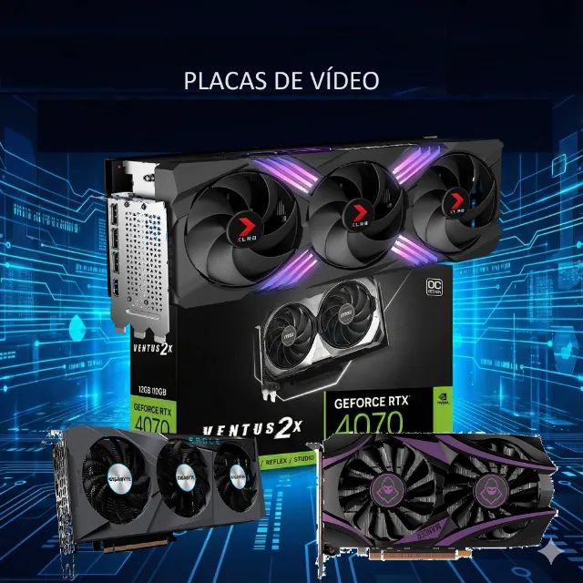 envio Placas de vídeo para Patos - PB
