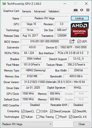 Radeon RX Vega 56 ASUS ROG Strix Gaming OC - Foto 6