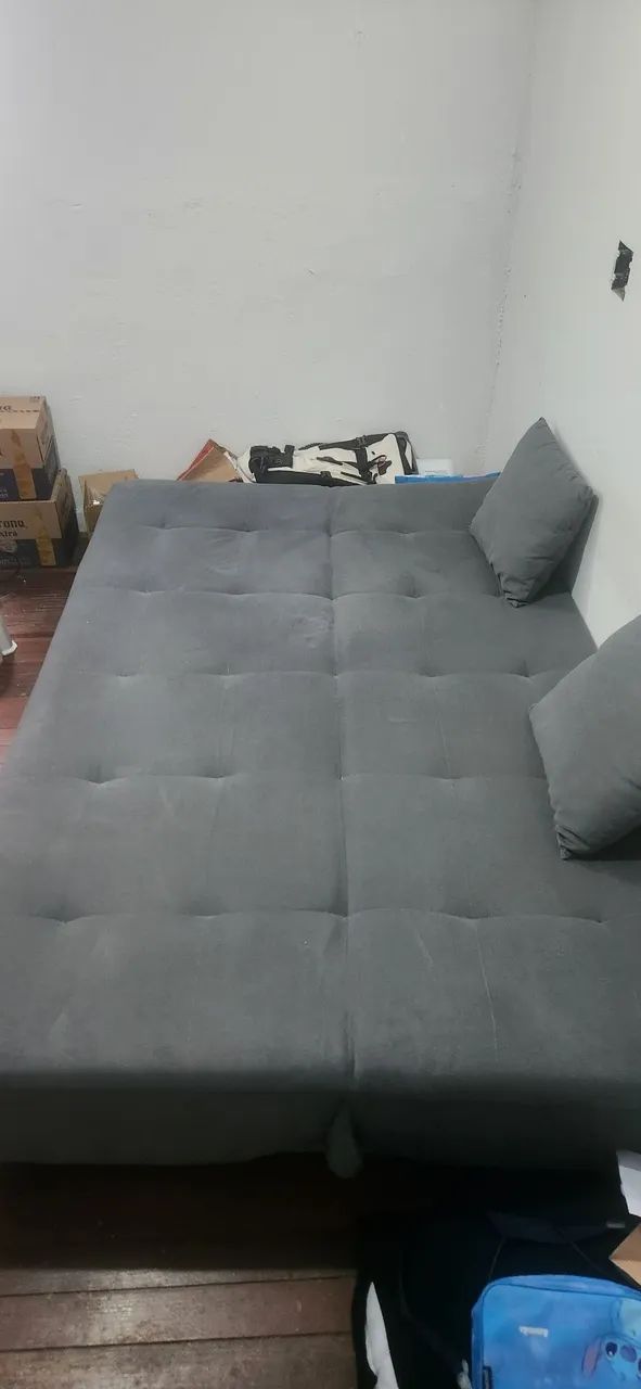 Sofá 3 lugares e painel de tv - Foto 2