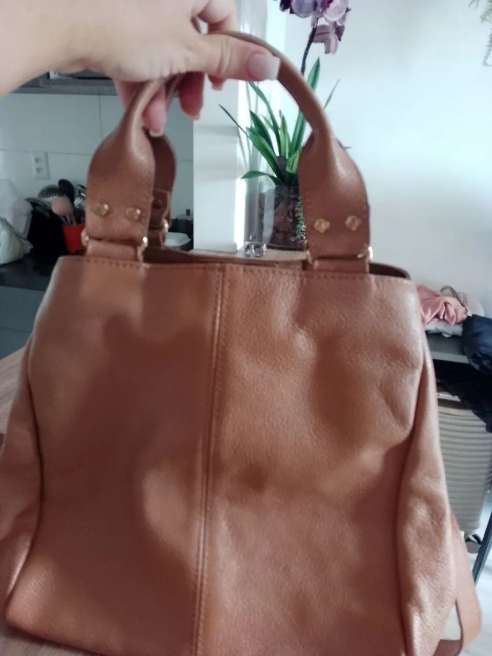 Bolsa em couro  - Foto 3