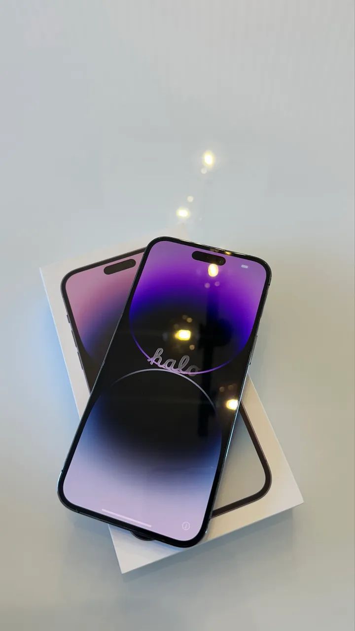 iPhone 14 Pro Max 256 GB Deep Purple - Tudo Funcionando - Face ID