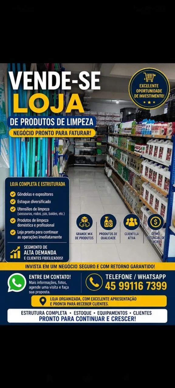 Loja de Produtos de Limpeza 