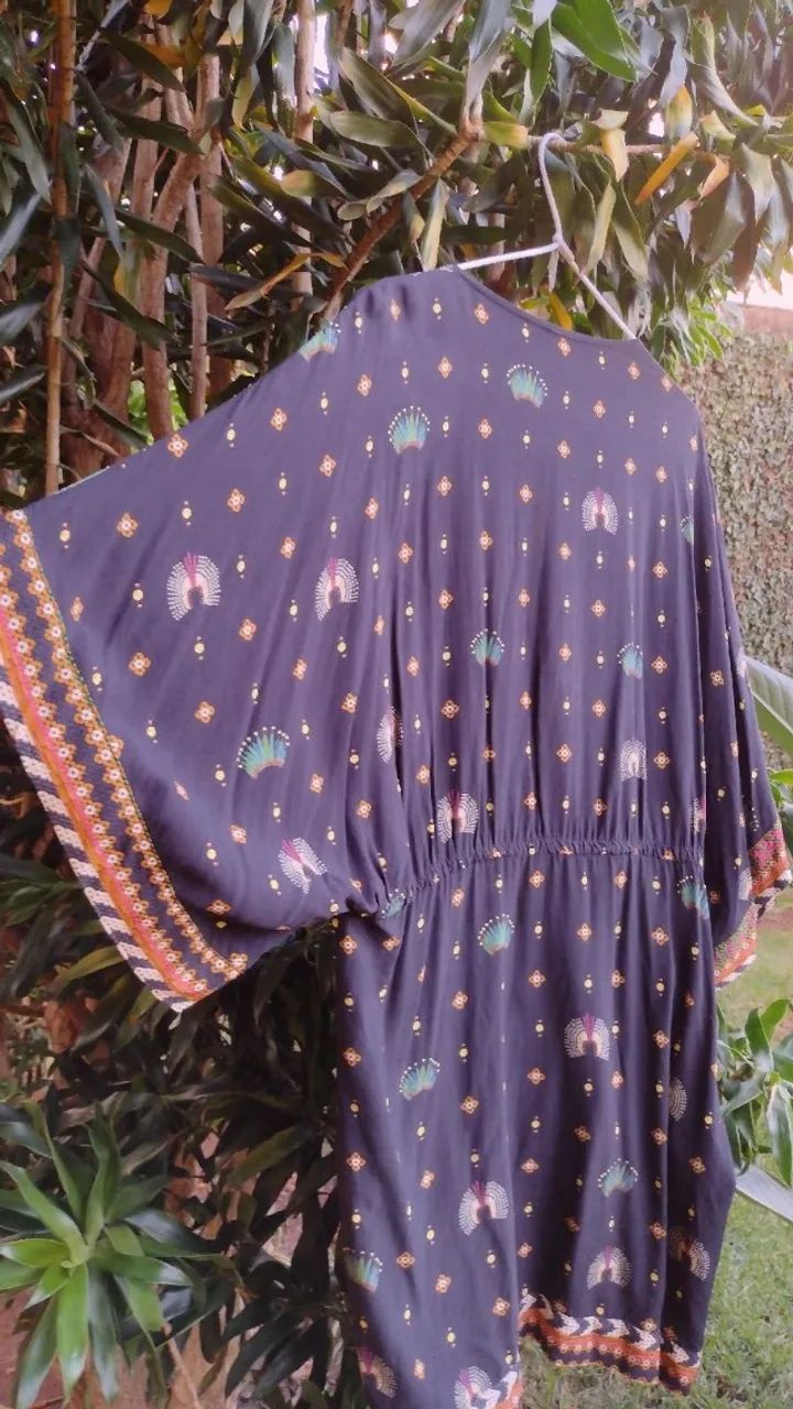 Vestido Curto Farm Wacomaia Estampado - Foto 5