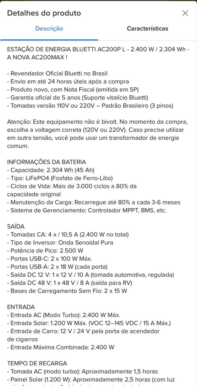 Bluetti ac 200 pl 220 - Foto 3