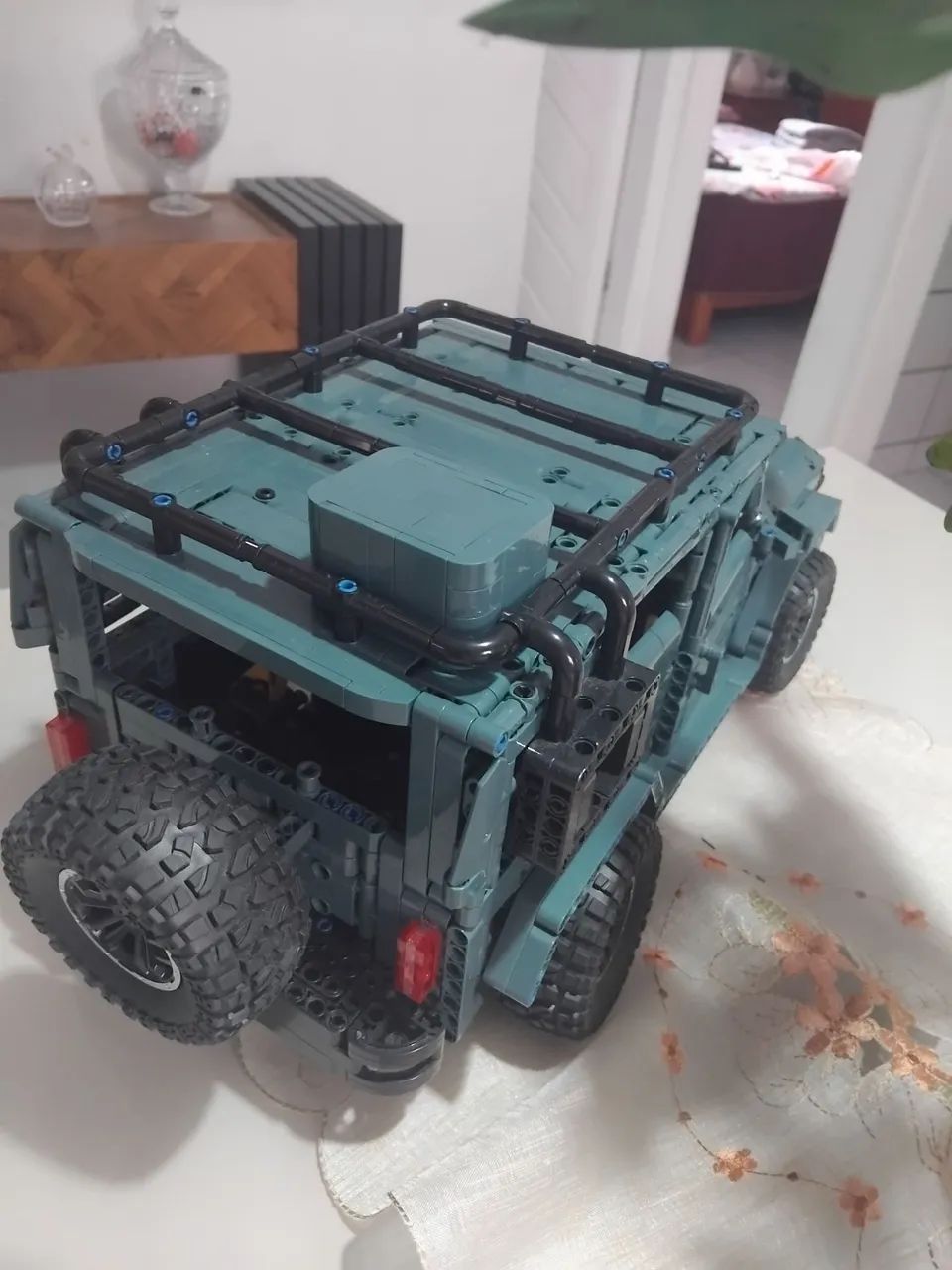 Lego Jeep Defender bloco de construção. - Foto 4