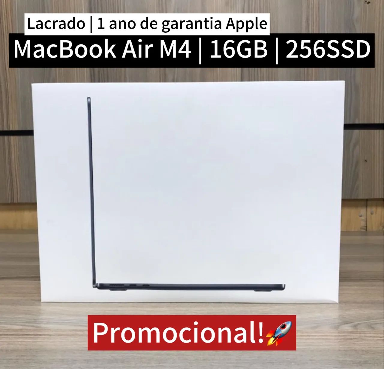 MacBook Air M4 lacrado e na promoção 