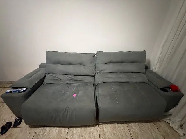 Sofá 2,50 cinza