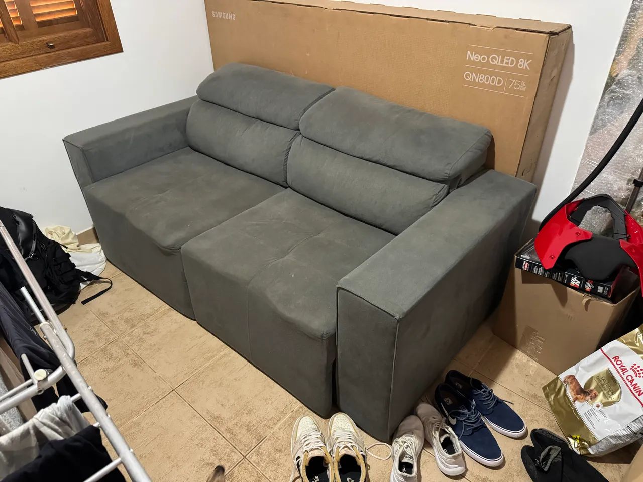 Sofá reclinável 