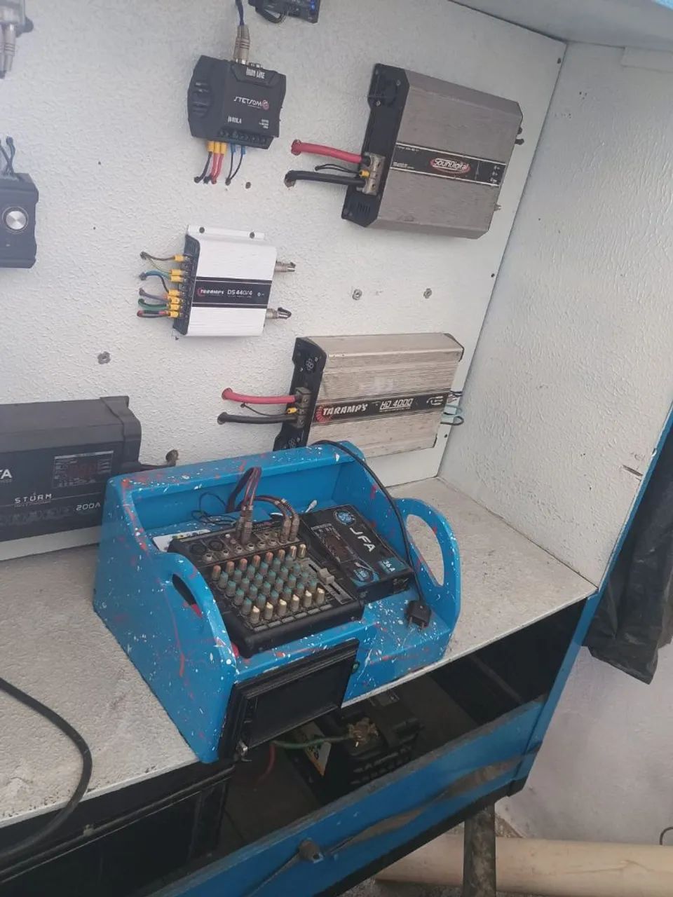 Paredão de som com carrocinha 2