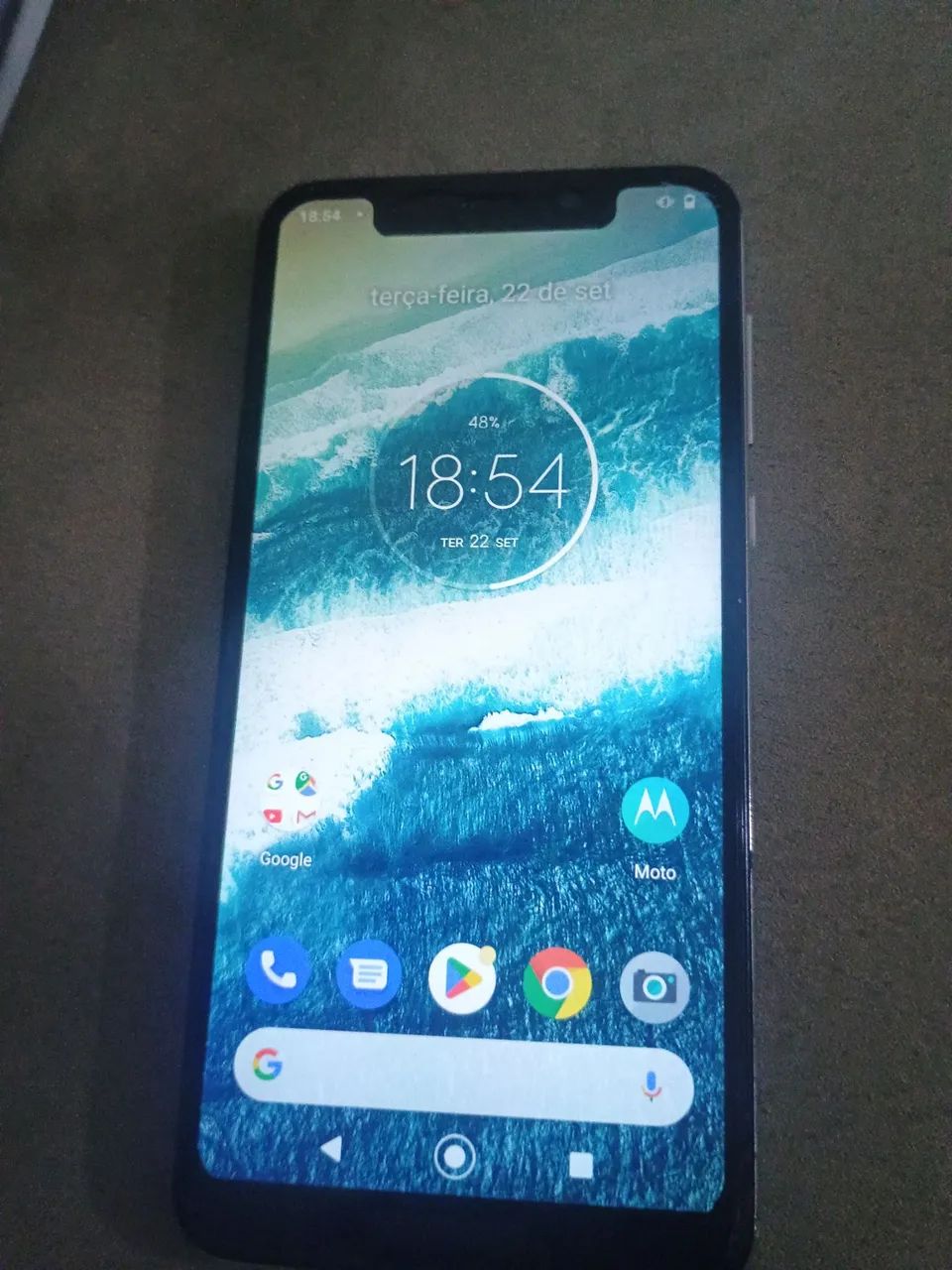 Motorola moto one Blanc 