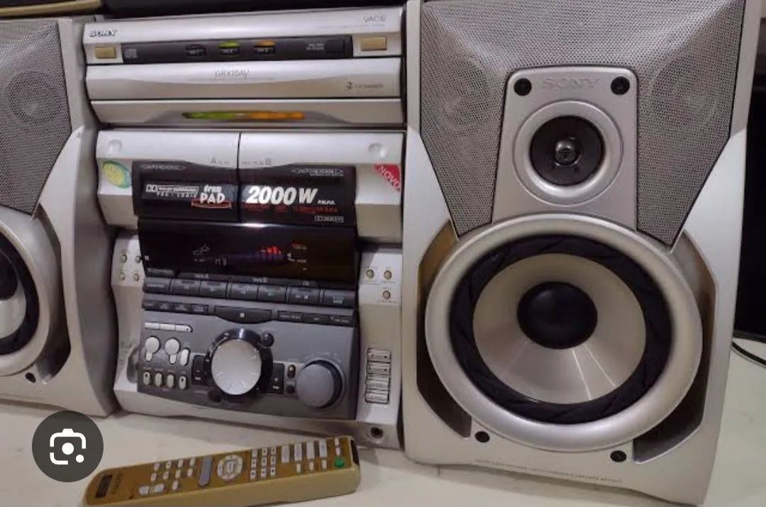 Mini system sony 2000 watts completo 