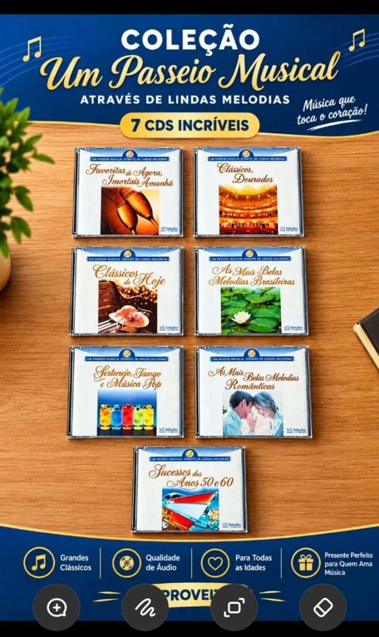 lote box de CDs