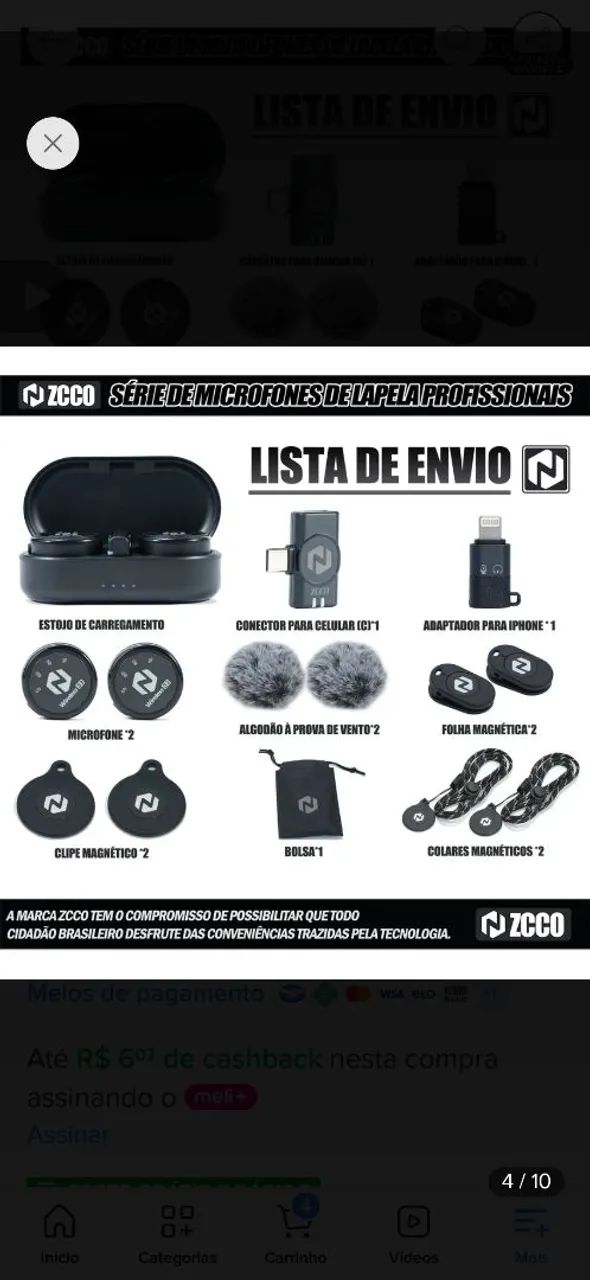 Microfone sem fio - Foto 5