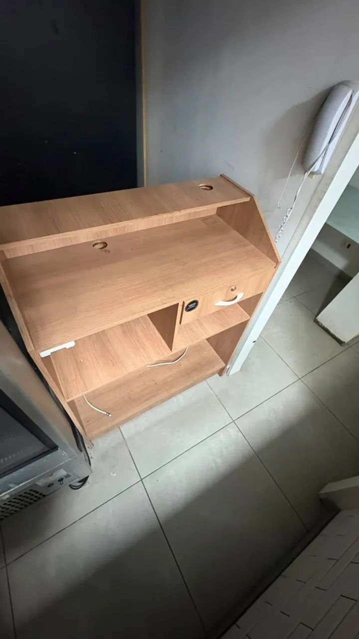 Balcão Caixa de Atendimento e Recepção em MDF - Ótimo Estado - Foto 2
