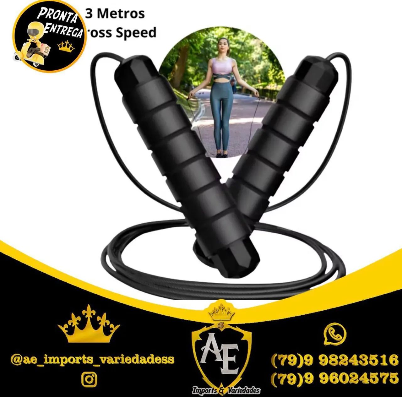 Corda de pular 3 metros 