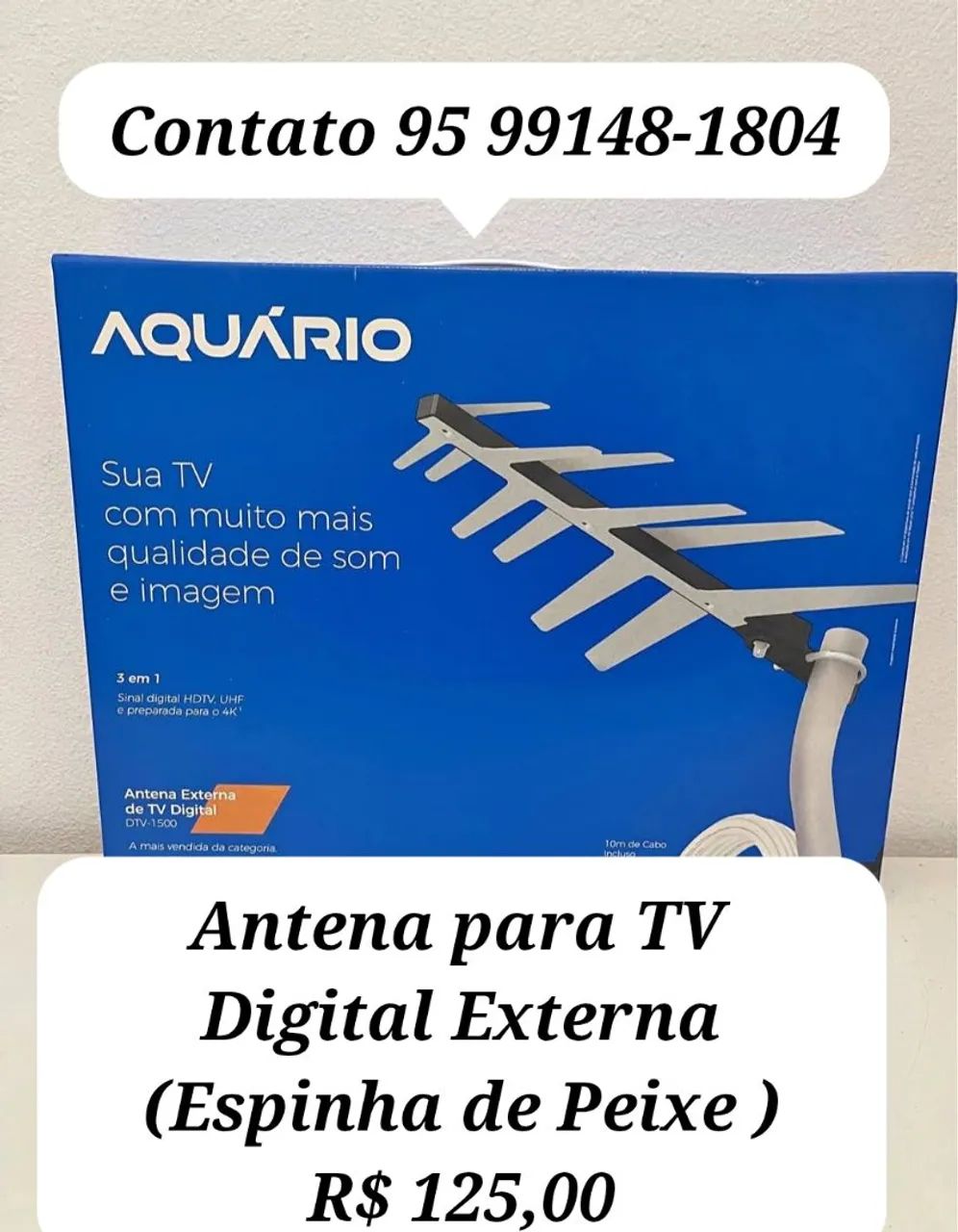 Antena Espinha de Peixe - Externa