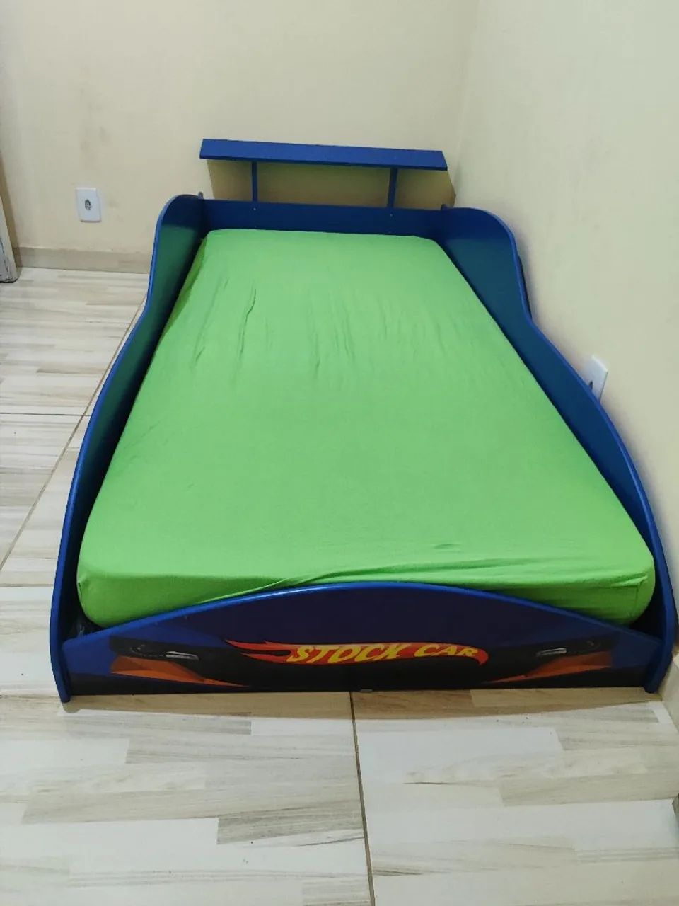 Vendo cama infantil do Hot Wheels - Foto 2