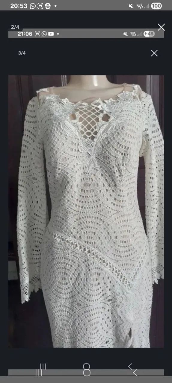 Lindo vestido em renda - Foto 4