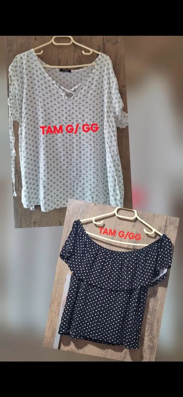 Lote de 20 blusas lindas modelos variados - Foto 4